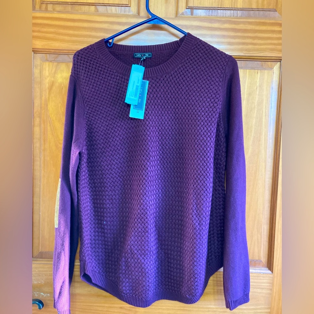 Lefty & Me elbow sleeve sweater from Stitch Fix, Large